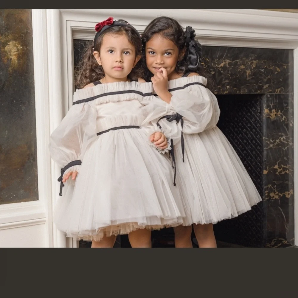 Petite Maison Coco Caramel Tulle Dress